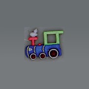 mini item wood train miniature 1:12