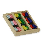 6 x tapestry thread in box miniature 1:12
