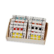 buttons in box miniature 1:12