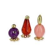 3 perfume bottles ass. miniature 1:12