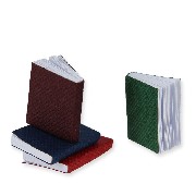4 exercise books miniature 1:12