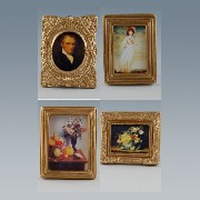 4 picture frame ass. without picture miniature 1:12