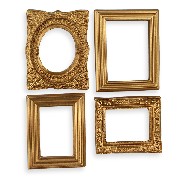4 picture frame ass. without picture Miniature 1:12