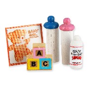 baby supplies - set 5 pcs. Miniature 1:12