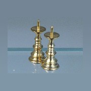 brass candle holder miniature 1:12