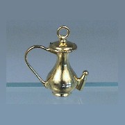 brass teapot miniature 1:12