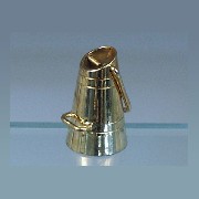brass milk can miniature 1:12