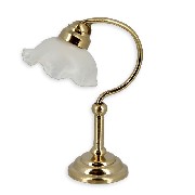 brass table lamp miniature 1:12