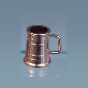 brass mug big miniature 1:12