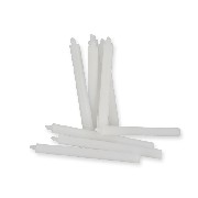 12 white candles miniature 1:12