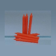 12 red candles miniature 1:12
