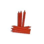 12 red candles Miniature 1:12