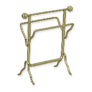 brass towel stand miniature 1:12