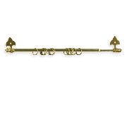 brass curtain holder miniature 1:12