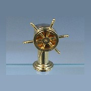 brass rudder miniature 1:12