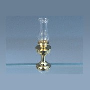 brass kerosene lamp miniature 1:12