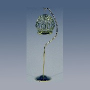 brass bird cage with stand miniature 1:12