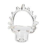glass basket Miniature 1:12