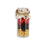 jar of preserved fruit miniature 1:12