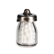 cotton ball jar Miniature 1:12