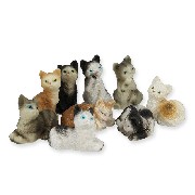 cats ass. miniature 1:12
