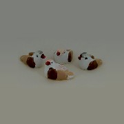 voegel 1.5cm, 24-240-576/b, kun miniature 1:12