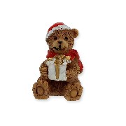 s/4 poly weihnachtsbaer 3cm (144) miniature 1:12