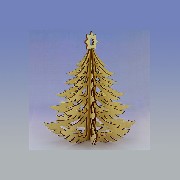 big 3d christmas tree 20cm miniature 1:12