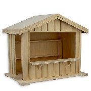 market dollhouse barewood 1:12