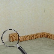 wooden decorative moulding miniature 1:12