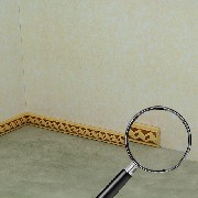 wooden decorative moulding miniature 1:12