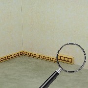 wooden decorative moulding miniature 1:12