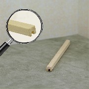 u moulding for ladder miniature 1:12