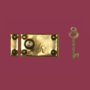 bos lock w/key miniature 1:12