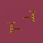4 taps brass miniature 1:12