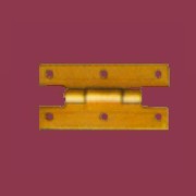 4 h hinges w/nails miniature 1:12