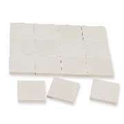 stone floor white 19x19mm, 36 pc miniature 1:12
