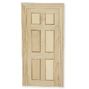 not opening door barewood for dollhouses 1:12