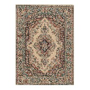 carpet beige/pink miniature 1:12