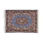 carpet blue miniature 1:12