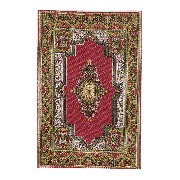 carpet red miniature 1:12