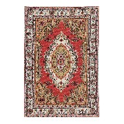 carpet red miniature 1:12