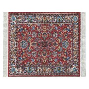 carpet red miniature 1:12
