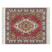 carpet red miniature 1:12