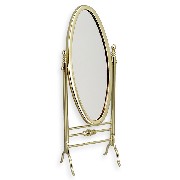 brass mirror stand gold miniature furniture 1:12