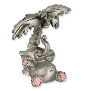 pewter miniature: elephant miniature 1:12
