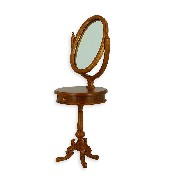 round table with miror miniature 1:12