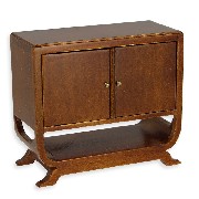 sideboard art deco walnut miniature 1:12
