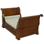 bed empire style miniature 1:12