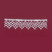 cotton lace white - 50cm miniature 1:12